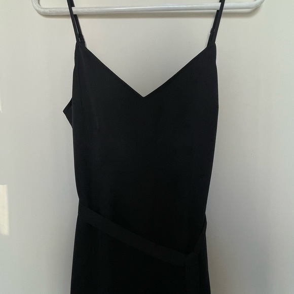 Abercrombie satin belted midi dress - Picture 2 of 8